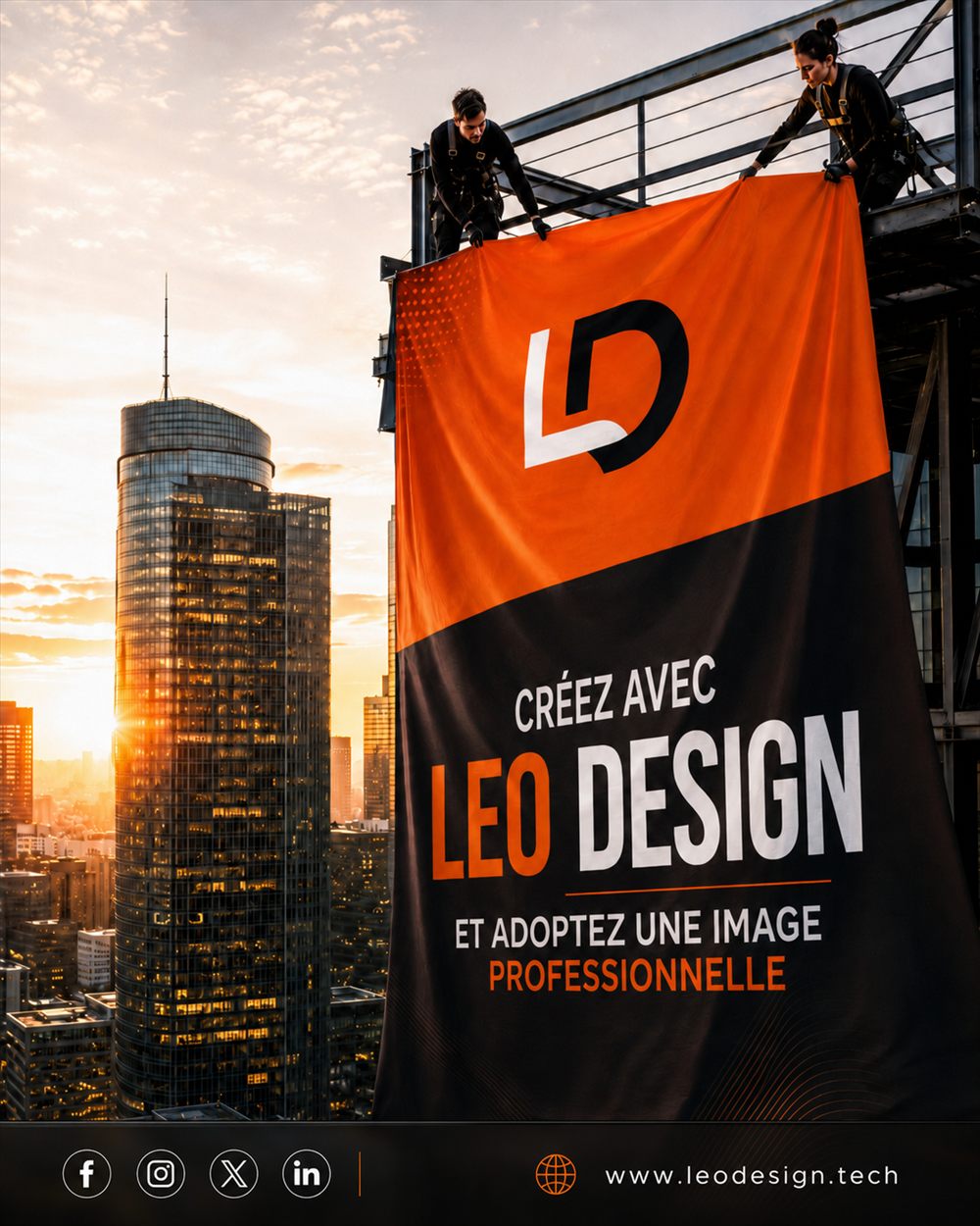 Bâche professionnelle LEO DESIGN
